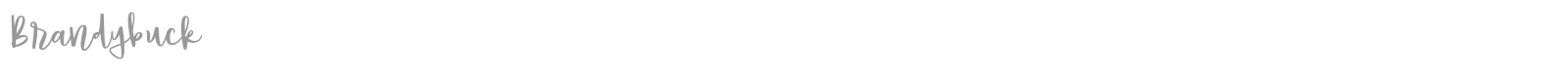 Brandybuck font preview